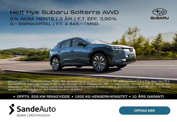 Sande Auto - Subaru Solterra